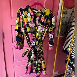 Trina Turk dress with wrap belt xl